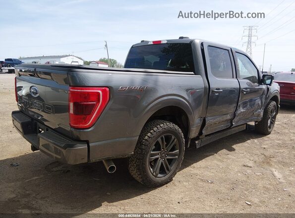 1FTFW1ED3PFD08507 2023 FORD F150 Gray Tył prawy