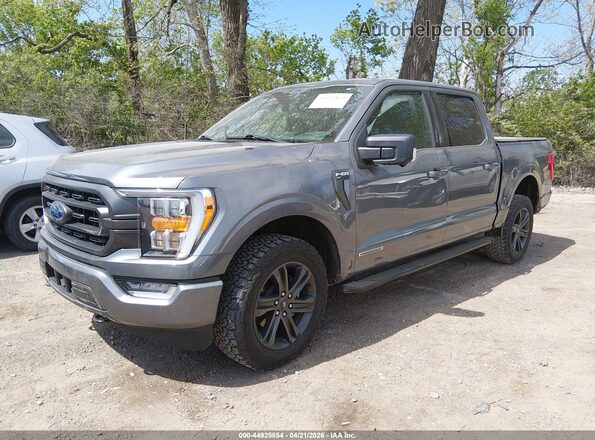 1FTFW1ED3PFD08507 2023 FORD F150 Gray Przód lewy