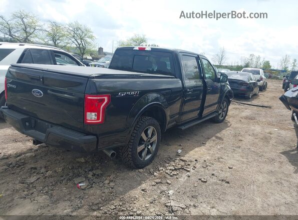 1FTFW1EF2GFC75386 2016 FORD F150 Black Задня права чверть