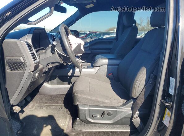 1FTFW1EF4GFC09700 2016 FORD F150 Black Vista interior delantera