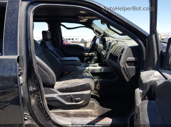 1FTFW1RG3KFB03444 2019 FORD F150 Black Vista interior delantera