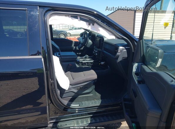 1FTFW3LD2SFB90649 2025 FORD F150 Black Вид салону спереду
