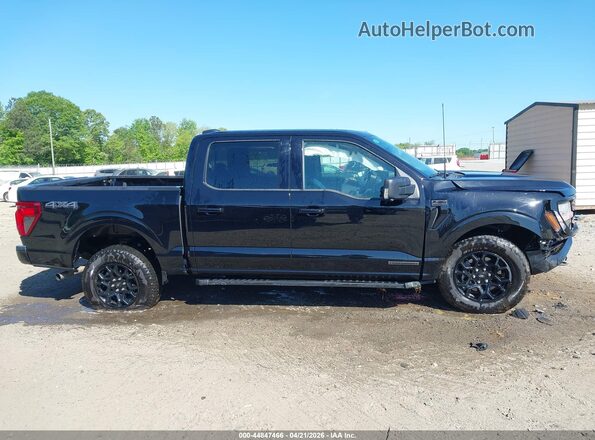 1FTFW3LD2SFB90649 2025 FORD F150 Black Вид щитка приладів