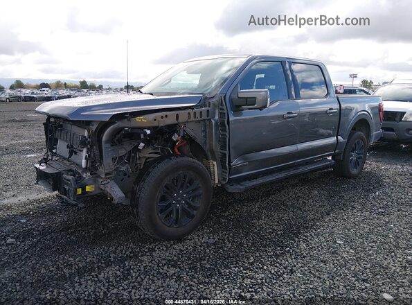 1FTFW5LD4SFA30848 2025 FORD F150 Gray წინა მარცხენა ხედი სამი მეოთხედიდან