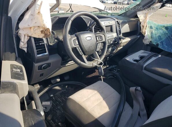 1FTMF1EF1GKD69743 2016 FORD F150 White Dashboard view