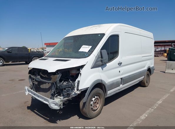 1FTYR2CM6JKA55688 2018 FORD TRANSIT-250 White Առջևի ձախ երեք քառորդ տեսարան