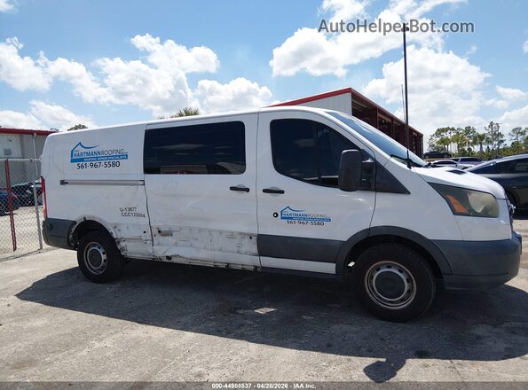 1FTYR2YM2GKA55527 2016 FORD TRANSIT-250 Белый Вид задней части салона