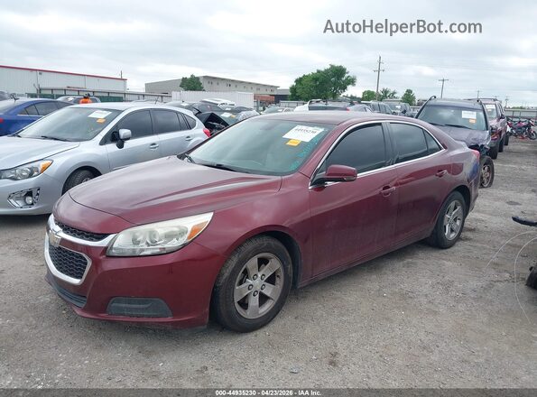 1G11C5SA8GF124158 2016 CHEVROLET MALIBU Темно-бордовый Передняя левая четверть