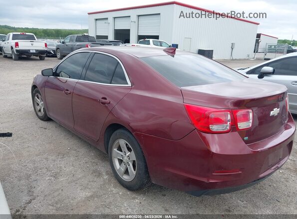 1G11C5SA8GF124158 2016 CHEVROLET MALIBU Темно-бордовый Задняя левая четверть