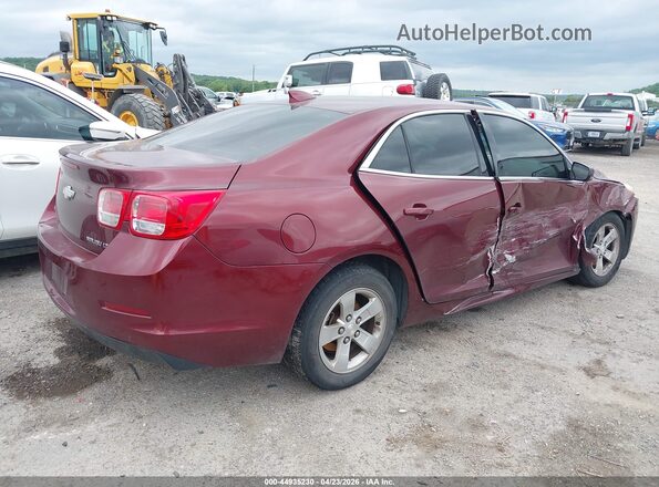 1G11C5SA8GF124158 2016 CHEVROLET MALIBU Темно-бордовый Задняя правая четверть