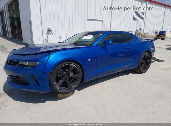 1G1FC1RS3G0142471 2016 CHEVROLET CAMARO Blue წინა მარცხენა ხედი სამი მეოთხედიდან