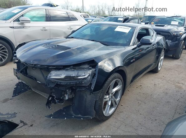 1G1FE1R7XM0114927 2021 CHEVROLET CAMARO Black Առջևի ձախ երեք քառորդ տեսարան