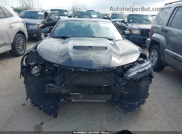 1G1FE1R7XM0114927 2021 CHEVROLET CAMARO Black Սալոնի հետևի տեսք