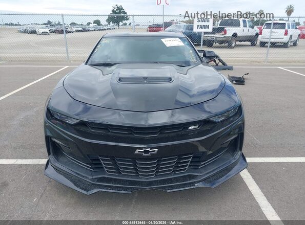 1G1FF1R70K0124005 2019 CHEVROLET CAMARO Black Widok wnętrza z tyłu