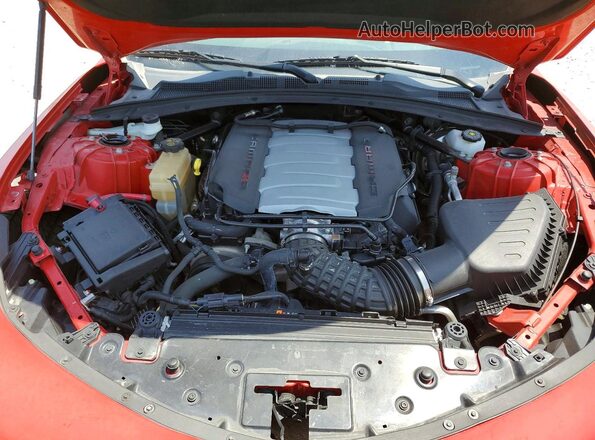 1G1FF1R76P0104073 2023 CHEVROLET CAMARO Red უკანა სალონის ხედი
