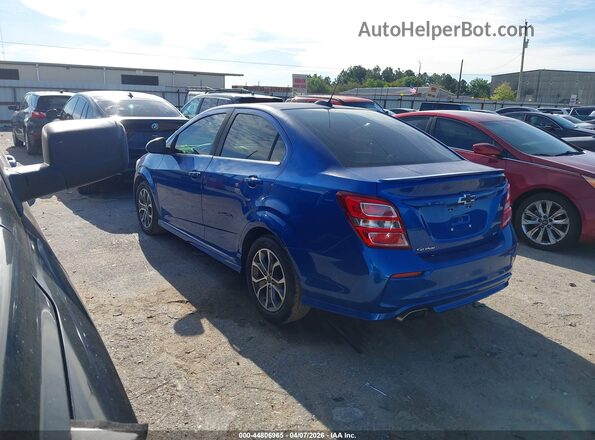 1G1JD5SH5J4100431 2018 CHEVROLET SONIC Blue Задня ліва чверть