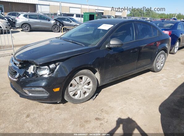 1G1PC5SHXG7217460 2016 CHEVROLET CRUZE Black Передня ліва чверть