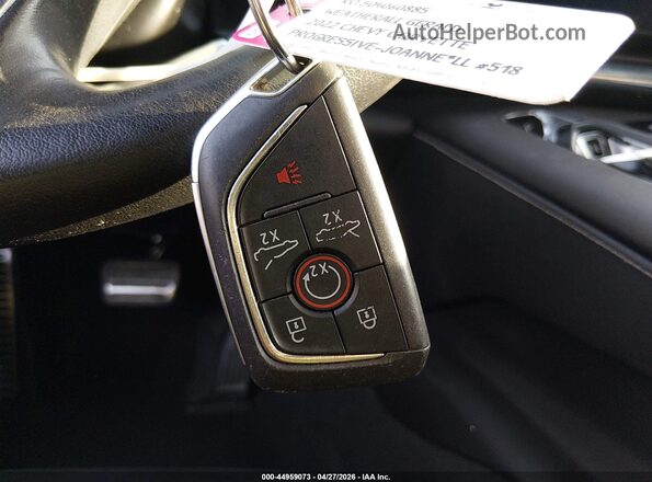 1G1YA2D43N5118152 2022 CHEVROLET CORVETTE Black Dashboard view