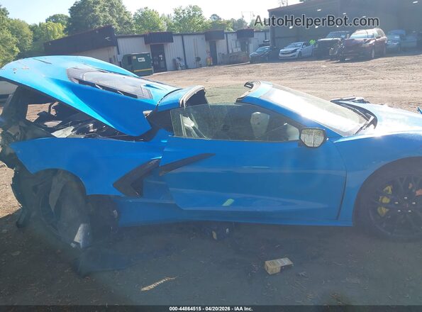 1G1YA2D46R5119253 2024 CHEVROLET CORVETTE Light Blue Vista interior de 360 grados