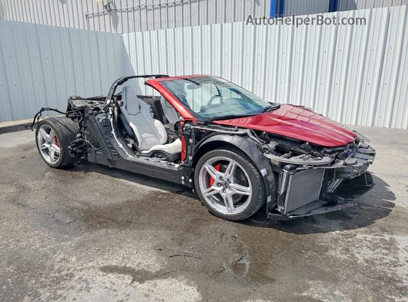 1G1YA2D48M5116752 2021 CHEVROLET CORVETTE Red Delantero derecho