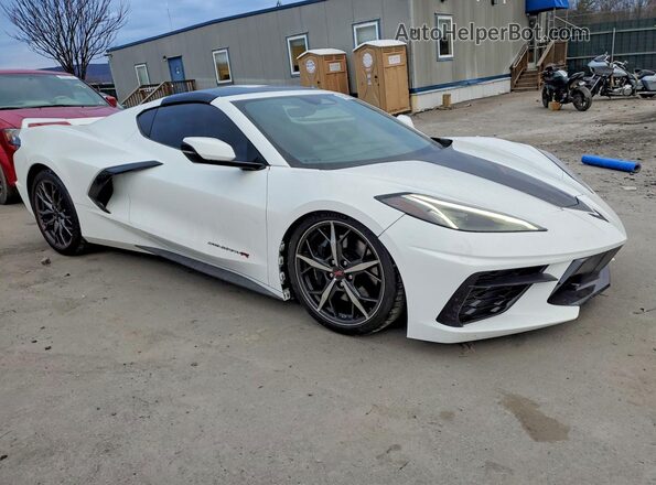 1G1YA2D48R5122896 2024 CHEVROLET CORVETTE Белый Передняя правая четверть