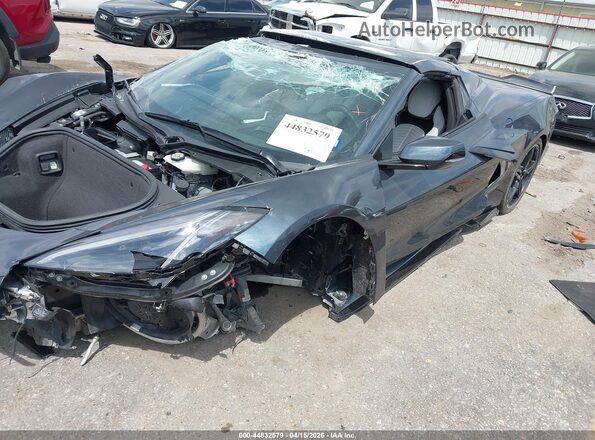 1G1YB3D49M5114723 2021 CHEVROLET CORVETTE Gray Front view