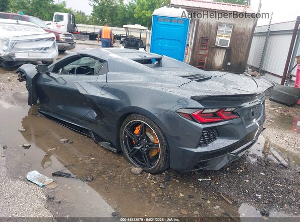 1G1YB3D49M5114723 2021 CHEVROLET CORVETTE Gray Rear left