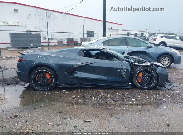 1G1YB3D49M5114723 2021 CHEVROLET CORVETTE Gray Rear interior view