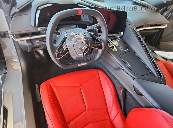1G1YD3D36S5607435 2025 CHEVROLET CORVETTE Gray Вид панелі приладів
