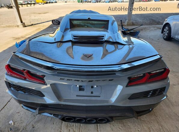 1G1YD3D36S5607435 2025 CHEVROLET CORVETTE Gray Вид ззаду