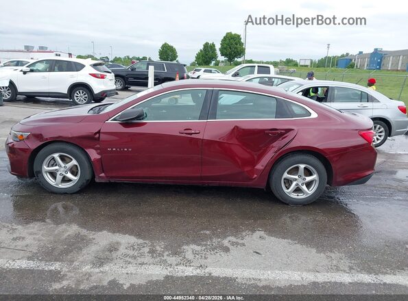 1G1ZB5ST1GF196181 2016 CHEVROLET MALIBU Red 