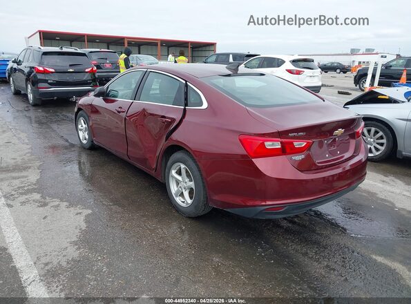 1G1ZB5ST1GF196181 2016 CHEVROLET MALIBU Red 