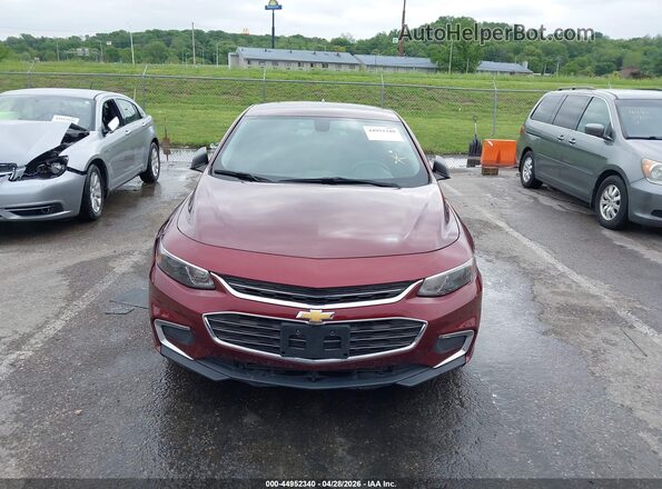 1G1ZB5ST1GF196181 2016 CHEVROLET MALIBU Red 