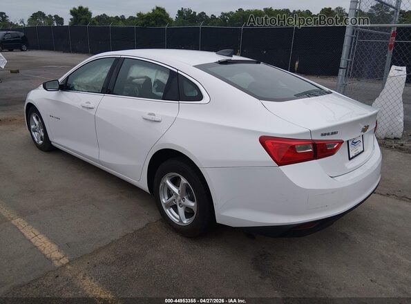 1G1ZB5ST2JF262437 2018 CHEVROLET MALIBU Белый Задняя левая четверть