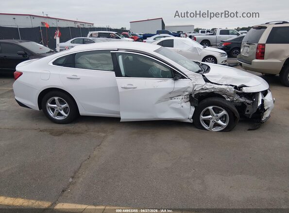 1G1ZB5ST2JF262437 2018 CHEVROLET MALIBU Белый Вид задней части салона
