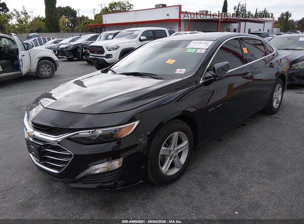 1G1ZB5ST3RF250793 2024 CHEVROLET MALIBU Black წინა მარცხენა ხედი სამი მეოთხედიდან