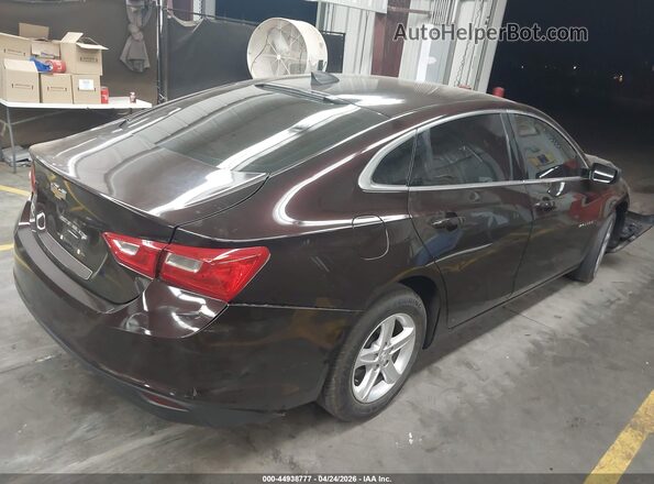 1G1ZB5ST6LF138884 2020 CHEVROLET MALIBU Бордовый Задняя правая четверть