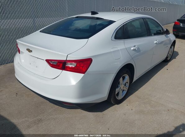 1G1ZB5STXMF089240 2021 CHEVROLET MALIBU White Rear right