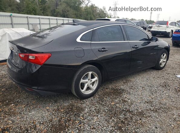 1G1ZC5ST0GF254729 2016 CHEVROLET MALIBU Black Tył prawy