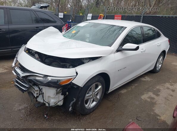 1G1ZC5ST2KF213205 2019 CHEVROLET MALIBU White Передня ліва чверть