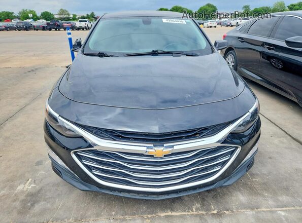 1G1ZD5ST2LF095445 2020 CHEVROLET MALIBU Black Front view