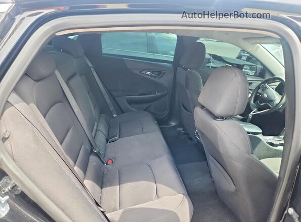 1G1ZD5ST2LF095445 2020 CHEVROLET MALIBU Black Rear seats view
