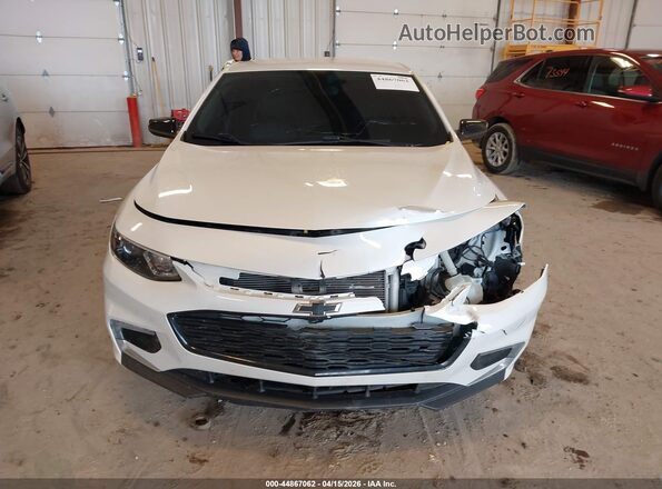 1G1ZD5ST7JF294357 2018 CHEVROLET MALIBU White Widok zestawu wskaźników