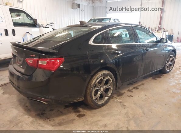 1G1ZG5ST2KF182283 2019 CHEVROLET MALIBU Black უკანა მარჯვენა