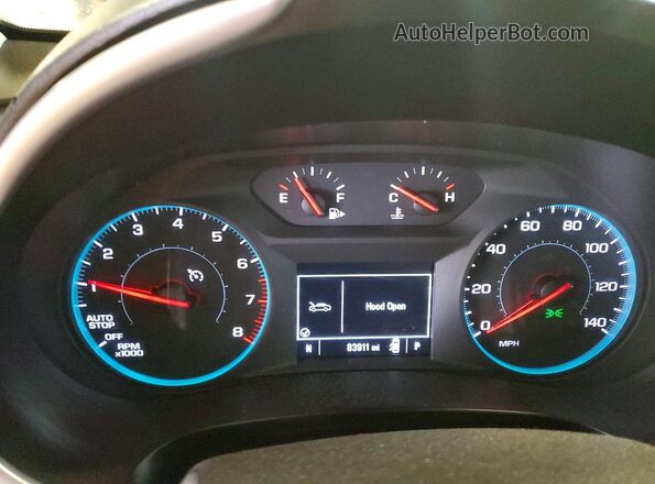 1G1ZG5ST2LF132999 2020 CHEVROLET MALIBU Серебряный Вид щитка приборов