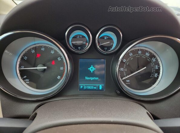 1G4PR5SK3H4102425 2017 BUICK VERANO Tan Вид щитка приладів