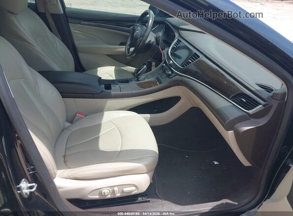 1G4ZP5SS5HU181921 2017 BUICK LACROSSE Black Widok wnętrza z przodu