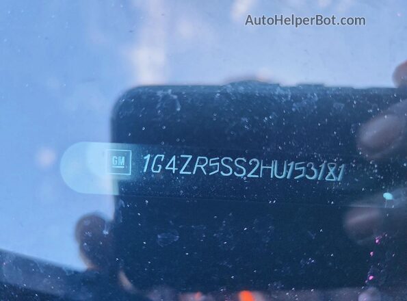 1G4ZR5SS2HU153181 2017 BUICK LACROSSE White Widok naklejki z numerem VIN