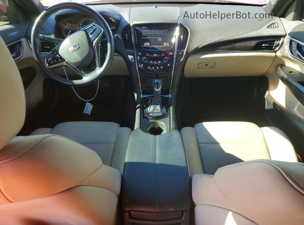 1G6AB5SX2J0142473 2018 CADILLAC ATS Red Вид панелі приладів