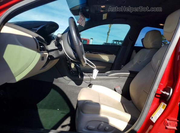 1G6AB5SX2J0142473 2018 CADILLAC ATS Red Вид салону спереду